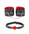 Ağız Topu Ve Kelepce İçi Tüylü Kırmızı Set