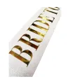 Altın Yazılı Bride To Be Simli Kuşak Kemer