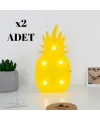 Ananas Şeklinde Ledli Dekoratif Eğlenceli Çocuk Gece Lambası