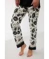 ieg™ Anıl 11709 Kadın Kısa Kol Tencel Kumaş Desenli Pijama Takımı