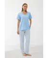 ieg™ Anıl 11733  Kadın T-Shirt Ve Pantalon Takım