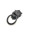 ieg™ Antika Tarz Dekoratif Pirinç Aslan Kapı Tokmağı, Taktak - 102x130 mm, Oksit