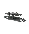ieg™ Antika Tarz Dekoratif Pirinç Burma Pencere Kolu - 152x32 mm, Oksit