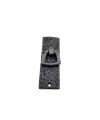 Antika Tarz Dekoratif Pirinç Dik Dövme Mobilya Kulbu - 90x31 mm, Oksit