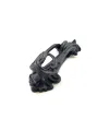 Antika Tarz Dekoratif Pirinç Doğa Kapı Tokmağı, Taktak - 205x73 mm, Oksit