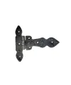ieg™ Antika Tarz Dekoratif Pirinç Kuyruklu Düğmeli Menteşe No1 - 117x142 mm, Oksit