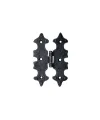 ieg™ Antika Tarz Dekoratif Pirinç Lale Menteşe - 104x77 mm, Oksit
