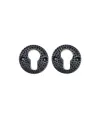 ieg™ Antika Tarz Dekoratif Pirinç Oda Kilit Rozeti - 49mm, Oksit