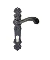 ieg™ Antika Tarz Dekoratif Pirinç Okyanus Banyo Kapı Kolu - 230x46 mm, Oksit