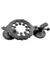ieg™ Antika Tarz Dekoratif Pirinç Osmanlı Kapı Tokmağı, Taktak - 265x75mm, Oksit