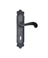 ieg™ Antika Tarz Dekoratif Pirinç Sultan Oda Kapı Kolu - 270x54mm, Oksit