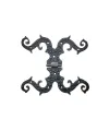 ieg™ Antika Tarz Dekoratif Pirinç Süslü Menteşe - 190x170 mm, Oksit