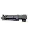 Antika Tarz Dekoratif Pirinç Yassı Kapı Sürgüsü - 55x215 mm, Oksit