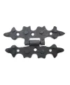 ieg™ Antika Tarz Dekoratif Pirinç Yıldız Menteşe - 84x44 mm, Oksit