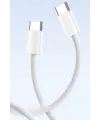 Apple 15/15 Pro Type-C to Type-C Hasır Örgü Hızlı Şarj Kablosu (1m)