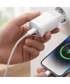 20W Hızlı Şarj Adaptörü USB-C to Lightning Kablolu – PD Destekli Süper Hızlı Şarj Cihazı