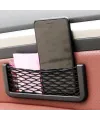 Araç İçi Fileli Pratik Göz Telefon İçin Yapışkanlı Fileli Ceplik