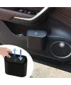 Araç İçi Takılarak Sabitlenebilen Mini Kapaklı Çöp Kovası