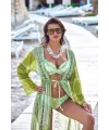 ieg™ Argento 2106-3025 Kadın Önü Açık Uzun Kaftan