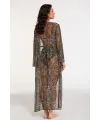 ieg™ Argento 2106-3026 Kadın Önü Açık Uzun Kaftan