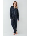 ieg™ Arnetta 3430-S Kadın Gömlek Yaka Pijama Takımı
