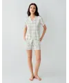 ieg™ Arnetta 3578-S Kadın Gömlek Pijama Şort Takım
