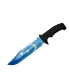 ieg™ Ayyıldız MF013BL Mavi Av Bıçağı 31cm - Testere Detaylı Bıçak, Kılıflı, Plastik Sap