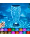 Balık Süzgeç Model USB Şarjlı Kumandalı 16Farklı Işık Modlu Masa Üstü Kristal Akrilik Led