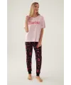 ieg™ Barbie L1704-S Kadın Kısa Kol Pijama Takımı