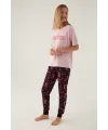 ieg™ Barbie L1704-S Kadın Kısa Kol Pijama Takımı