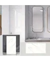 ieg™ Beyaz Mermer Desenli Alüminyum Plastik Duvar Sticker