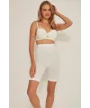 Beyaz MI Emay 3005 Soft Uzun Paçalı Boxer Korse