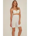 Beyaz MI Emay 3005 Soft Uzun Paçalı Boxer Korse
