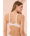 Beyaz Penye Minimizer Toparlayıcı Sütyen