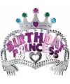 Birthday Prenses Yazılı Çocuk Parti Tacı