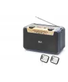 Bluetooth Fm Radyo Usb Tf Aux Solar Şarjli Çift Led Aydinlatmali Kamp Hoparlör FP397S