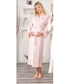 ieg™ Bone 5930 Lycra Nevrürlü Şal Yaka Sabahlık