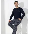 ieg™ Boyraz 0405 Erkek Uzun Kol Pijama Takımı