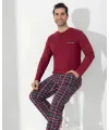 ieg™ Boyraz 0406 Erkek Uzun Kol Pijama Takımı
