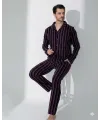 ieg™ Boyraz 70093 Erkek Uzun Kol Penye Pijama Takımı