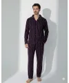 ieg™ Boyraz 70093 Erkek Uzun Kol Penye Pijama Takımı