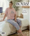 ieg™ Boyraz BPS-01808  Kadın Battal Kısa Kol Kapri Takım