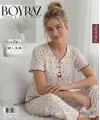 ieg™ Boyraz PT-01871 Kadın Pointella Kısa Kol Pijama Takımı