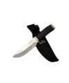 ieg™ Buck 7-7 Siyah Av / Outdoor Bıçak 22cm - Siyah Sap, Kılıflı
