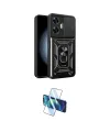 ieg™ C55 Kılıf Ahenk Klasik - Siyah 3D Antistatik Cam Ekran Koruyucu