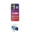 ieg™ C55 Kılıf Siluet Çizgi Koleksiyonu - Siyah 3D Antistatik Cam Ekran Koruyucu
