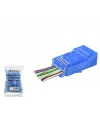 Cat6 Ez Rj45 Konnektör - 100 Adet Mavi / Ekonomik Poşet Paket ND2412