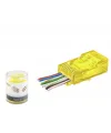 Cat6 Ez Rj45 Konnektör - 100 Adet Sari / Özel Plastik Kutulu ND2400