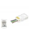 Cat6 Ez Rj45 Konnektör - 100 Adet Şeffaf / Ekonomik Poşet Paket ND2415