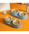 Çift Bölmeli Mama ve Su Kabı